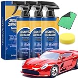 Glukaro Wasserdichte Beschichtung Auto, Quick Effect Coating Agent for Car, Quick Effect Spray, Multifunctional Coating Renewal Spray (3pcs)