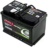 MOLL EFB start/stop Starterbatterie 12V Autobatterie (Moll EFB 82074)