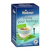 Meßmer DETOX YOUR FEELINGS | Brennnessel - Grüner Tee | 20 Teebeutel | Vegan | Glutenfrei | Laktosefrei