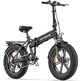 ENGWE E Bike Herren Elektrofahrräder-Ebike mit 48V 13Ah Abnehmbarer Batterie, E Bike Klapprad 20 Zoll, E-Bike Shimano 7-Gang mit LCD-Display, Reichweite bis zu 120km EP-2