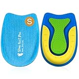 Fersenpolster aus Silikongel, Größe S, orthopädisch, zum Schutz Ihrer Fersenschmerzen und zur Linderung von Fersensporn, Plantarfasziitis, Sehnenscheidenentzündungen in Ihren Schuhen