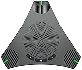USB konferenzlautsprecher mit mikrofon，360 ° omnidirektionales Mikrofon Intelligente DSP-Rauschunterdrückung，für Skype/VoIP/Zoom/Chats/Aufzeichnungen,Plug&Play,kompatibel mit Mac OS X/Windows/Linux…