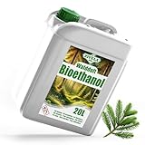 Bioethanol 96,6% 20L | Bio Alkohol Waldduft 96,6% 20L | Bioethanol für Kamin, Tischkamin, Bioethanol Kamin | Bioethanol Waldduft | Saubere Verbrennu