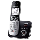 Panasonic Schnurloses Telefon KX-TG6861JTB Schwarz/Weiß
