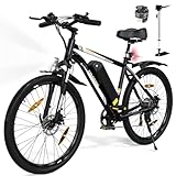 COLORWAY Elektrofahrrad, E-Bike für Männer und Frauen, Elektro-Mountainbike, 26' x 2.125 E-Bike, Elektrofahrrad, mit 250W Motor und 36V/15Ah Akku, die Akkulaufzeit kann 40-80 km erreichen.