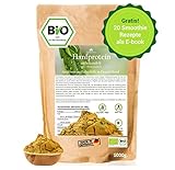 Hanfprotein BIO 1kg aus Deutschland - Protein aus Hanfsamen mit Smoothie E-Book (PDF), Vegan, Low Carb