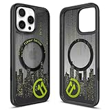 Spigen iPhone 16 Pro Hülle Ultra Hybrid T MagFit [c11 Series Flâneur Edition] [Camera Control Button] [3D-Raumeffekt durch Hexa Layer Druck] Kompatibel mit MagSafe Zubehör -Flâneur