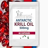 Forest Vitamin - Antarctic Krill Oil 500mg - 60 Kapseln - Krillöl - Antarktischer Krill-Lipidextrakt - Euphausia Superba (Krustentier) - Gesundheit & Schönheit