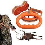 Generisch Deer Drag Harness, Reflective Deer Traction Strap, Ergonomic Handle Design Accessory, 78.74x0.98 Inches Sturdy Pulling Band, Fawn Tow Rope for Moose Hunters Gear Collection