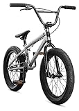 Mongoose Legion L18 Freestyle Sidewalk BMX Bike for Kids Bicycle, Silver