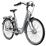 ZÜNDAPP E Bike 26 Zoll Fahrrad Damen Ebike 26 Zoll Green 2.7 Elektrofahrrad Pedelec Cityrad Hollandrad