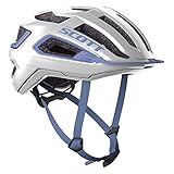 Scott Arx Rennrad Fahrrad Helm weiß/blau 2024: Größe: S (51-55cm)