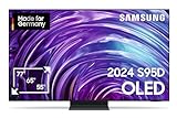 Samsung OLED 4K S95D Fernseher 65 Zoll, Samsung TV mit Neural Quantum 4K AI Gen2 Prozessor, OLED HDR Pro, OLED Glare free, Smart TV, GQ65S95DATXZG, Deutsches Modell [2024]