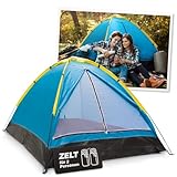 STREND PRO Campingzelt 2 Personen 205x150x100 cm – Wurfzelt, Kuppelzelt Wasserdicht, Camping Zelt Leicht für Festival, Garten, Outdoor