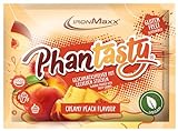IronMaxx Phantasty Geschmackspulver - Creamy Peach 15g Probe | mit echten Fruchtstückchen | vegan, laktosefrei und glutenfrei