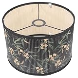 COLLBATH Lampenschirm mit Abstraktem Blumenmuster Dekorative Pendelleuchte Vintage Lampenabdeckung Stabiles Material Abnehmbar und Leicht zu Reinigen Geeignet für Zuhause und Hotel
