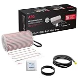 AEG elektrische Fußbodenheizung, Komplettset 5 m², 200 W/m², Comfort Turbo Thermo Boden TBS TC 200/5 Set Plus, 205822