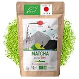 ORIGEENS Japanischer Bio Matcha Tee - Blend Shizuoka und Kagoshima - Bio Matcha Pulver - 80g-Beutel