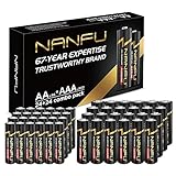 NANFU AA 24 und AAA 24 Alkaline Batterien Combo