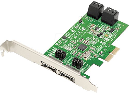 Dawicontrol DC-624E Blister RAID-Kontroller (2X PCI-e, 4-Kanal, SATA III, RAID 0/1/5/10)