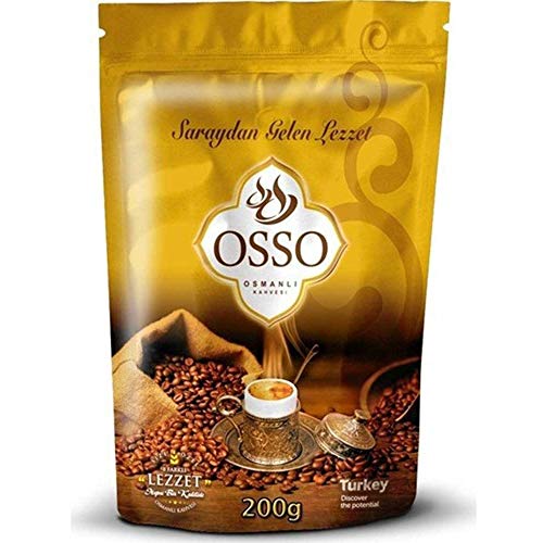 3 x 200gr Ottoman Coffee 8 in 1 - Osmanli Kahvesi- Türkischer Kaffee - Osso Aromatisch Ottoman Coffee - 8 Karisim Aromatik Osmanli Kahve