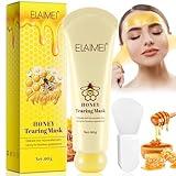 Honig Tränen Maske, Feuchtigkeitsspendende Gesichtsmaske, Hautstraffend & Verjüngend Für Strahlende Gesichtsmasken, Pinsel Inklusive