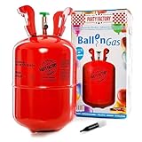 Helium Ballongas für 30 Ballons | Heliumflasche 200L Gasfüllung Folienballons Luftballons | Party Hochzeit