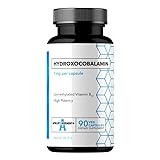 Hydroxocobalamin 1mg - Unmethylierte Form von Vitamin B12-60 Vegane Kapseln - 2 Monate Vorrat - von Apollo's Hegemony
