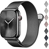 EPULY Milanaise Ersatzarmband Kompatibel mit Apple Watch Armband 46mm 45mm 44mm 42mm 49mm 41mm 40mm 38mm, Magnetische Metall Edelstahl Armbänder für iWatch Series 10 9 8 7 6 5 4 3 SE Ultra 2 1