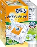 Swirl PH86/96 MicroPor Plus Staubsaugerbeutel Starterset, 8 Beutel + 2 x Deo-Perlen + 2 x Filter