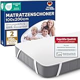 Blumtal® Matratzenschoner 100x200 cm - Oeko-Tex zertifizierte Inkontinenzunterlage waschbar - wasserdichte Matratzenauflage 100x200cm - Matratzenschutz wasserdicht - Matratzenauflage 100x200 cm