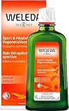 WELEDA Bio Sport & Muskel Bad vegan - Naturkosmetik Badezusatz mit ätherischen Ölen entspannt & regeneriert beanspruchte Muskeln nach dem Sport - Bad Essenz mit Rosmarin & Lavendel Duft (1x 200ml)