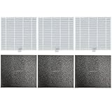 ZACO 3x Feinpartikelfilter & 3x Schwammfilter passend für V80 & V85, Staubsauger Filter Set, Staubsaugerfilter, original Zubehör Set Saugroboter, Feinpartikelfilter, Austauschfilter, Ersatzfilter