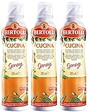 Bertolli Olivenöl Spray Cucina, 3er Pack (3 x 200 ml)