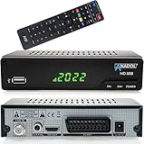 [Test: 2X GUT *] Anadol HD 888 Sat Receiver mit PVR Aufnahmefunktion, Timeshift & AAC-LC Audio, für Satelliten TV, HDMI, HDTV, SCART, Digital, Satellite, DVB S2, Full HD - Astra Hotbird Sortiert