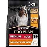 Pro Plan Medium Adult Everyday Nutrition, Hundefutter trocken, reich an Huhn, 1er Pack (1 x 3 kg)