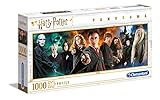 Clementoni 61883 Panorama Harry Potter – Puzzle 1000 Teile ab 9 Jahren, Erwachsenenpuzzle mit Panoramabild, Geschicklichkeitsspiel für die ganze Familie, ideal als Wandbild, 40 x 21 x 6