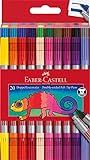 Faber-Castell 151119 - Filzstifte Set 20-teilig, Doppelfasermaler für Kinder und Erwachsene