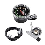 Mechanischer Tachometer, Fahrradcomputer für 26/27,5/28/29 Zoll Fahrräder mit Komplettem Zubehör, Unverzichtbares Instrument für Fahrradreisen aus