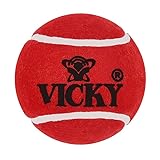 Vicky Maroon Tennis/Cricket Ball | Farbe: Rot | Größe: Einheitsgröße | Material: Gummi | Für Unisex | 6er-Pack | Schweres Mehrzweck-Design | Langlebiger Gummi