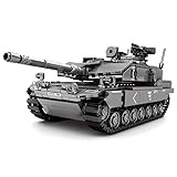 Technik Panzer Bausteine Modell, 898 Teile Militär Panzer Bausteine Konstruktionsspielzeug, Army Militär Panzer Modellbausatz Bausatz Spielzeug kompatibel mit Lego Technik (0104)