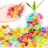 Wasserperlen 15000 Stücke, Water Beads Wasserperlen für Pflanzen Ungiftig Wiederverwendbare, Wasserkugeln Vase Füllstoff und Deko Aquaperlen Wasser Perlen