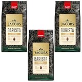 JACOBS Kaffeebohnen Barista Editions Crema Kaffeebohnen, 3 x 1000 g