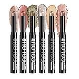 Creme Lidschatten Stick - Schimmernder Augen Make Up | 6x Lidschattenstift | Lidschatten Kleben | Mehrzweck-Longwear Matte Shimmer Buntstift Make-up, Augenlid-Primer Für Tägliche