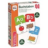 Jumbo Spiele Ich lerne Buchstaben - Lernspiele ab 3 Jahren - Buchstaben Spiel Kindergarten