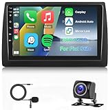 8 Core 4G+64G Hodozzy Autoradio für FIAT Stilo 2002-2010 mit Wireless Carplay Android Auto,9 Zoll Touchscreen Autoradio Android 2 Din mit Navi Bluetooth DSP WiFi FM/RDS Radio Rückfahrkamera
