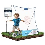 ELANI - Rebounder 2x2m - extra groß mit Zielring & 8 Heringen für sicheren Stand - Fussball Rebounder mit stabilem Rahmen - Fußball-rebounder, Handball Tor, Bouncer Fussball, Ball Trampolin