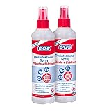 SOS Desinfektions-Spray: Desinfektionsmittel zur gründlichen und schnellen Hand- & Flächendesinfektion, 2X250ml