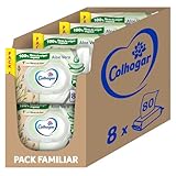 Colhogar Aloe 8 x 80 - Einweg-Toilettenpapier mit Aloe-Vera-Extrakt, ohne Alkohol, dermatologisch getestet, Packung mit 640 Nass- und Einweg-Tüchern