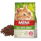 MERA Cats All Cats Adult Lachs - Trockenfutter für ausgewachsene Katzen - getreidefrei & nachhaltig - Katzentrockenfutter mit hohem Fleischanteil, 2 kg